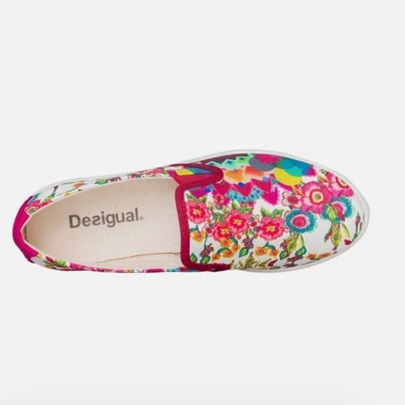 Desigual Tennis ABRIL 51KS1B4 rouge size 37 / 6.5 - Picture 2 of 9
